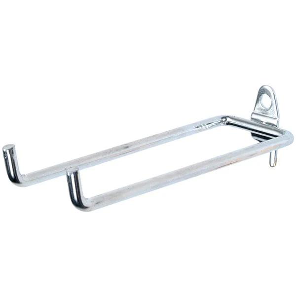 DuraHook 5 3/4" Double Rod, 80 Degree Pegboard Hook, 10 Pack